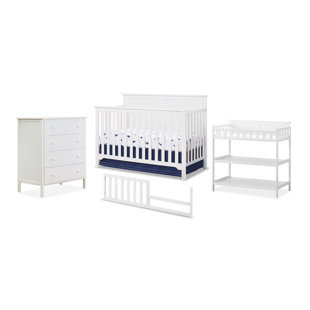 Crib combo 2024 changing table attached